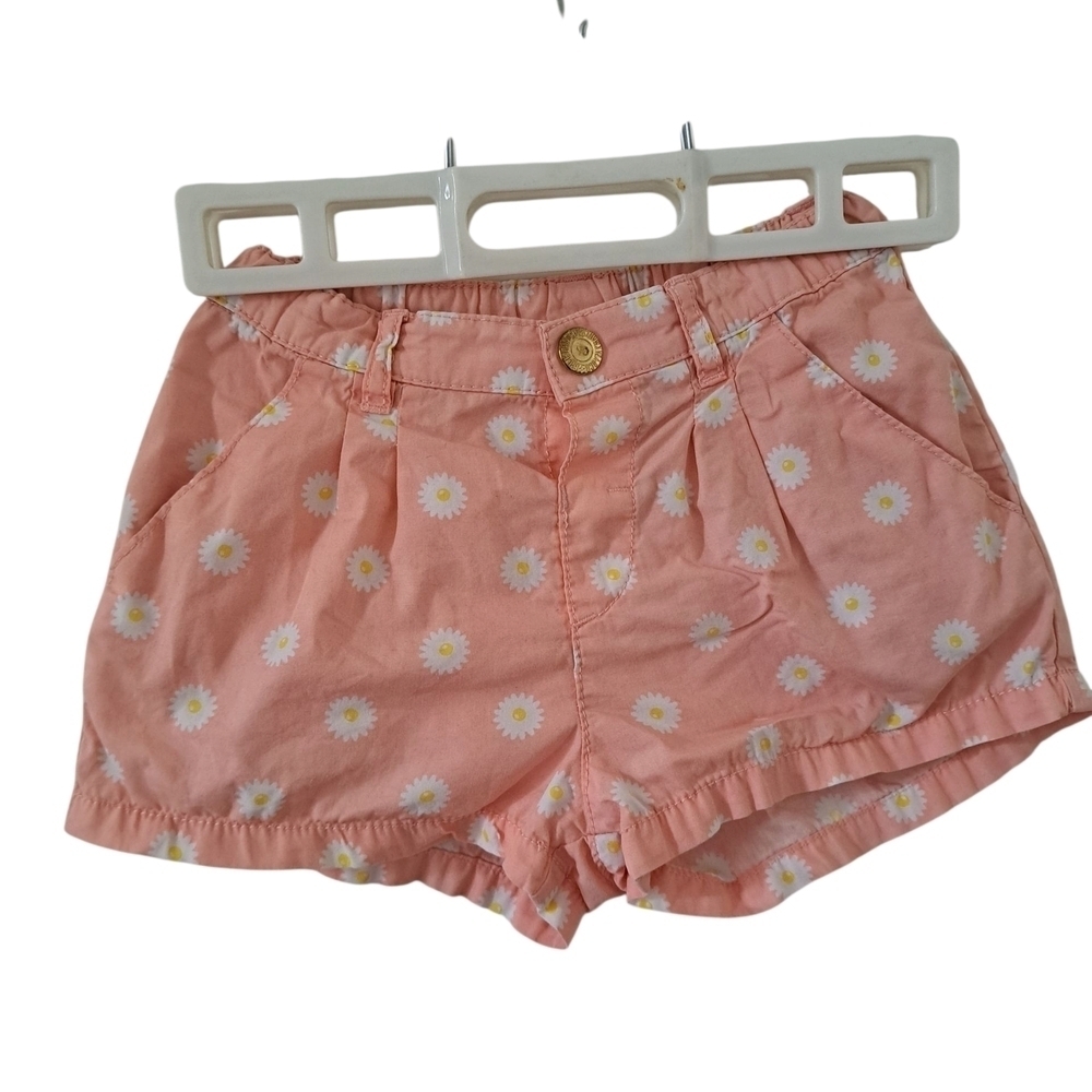 3/20$ H&M Pink Floral Daisy Kids Girl Shorts